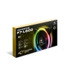 KIT 2 FAN COOLER RGB + FITA C3TECH F7-L600RGB 120X120 C/ CONTROLE