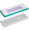 TECLADO USB MULTIMIDA VINIK DYNAMIC TECLAS REDONDAS BRANCO DC110B