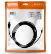 CABO IMPRESSORA USB A/B 2.0 01,8M PLUS CABLE PRETO PC-USB1801