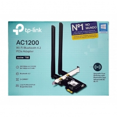 PLACA DE REDE PCI-E WIRELESS AC1200 TP-LINK ARCHER T5E DUAL BAND BLUETOOTH 4.2