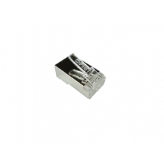 CONECTOR RJ45 PLUG MODULAR MACHO CAT5E BLINDADO UNITARIO