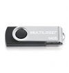 PEN DRIVE 64GB USB 2.0 MULTILASER TWIST PRETO PD590